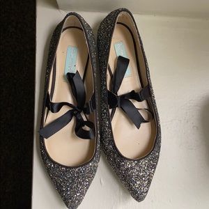 Betsy Johnson Sparkle Flat